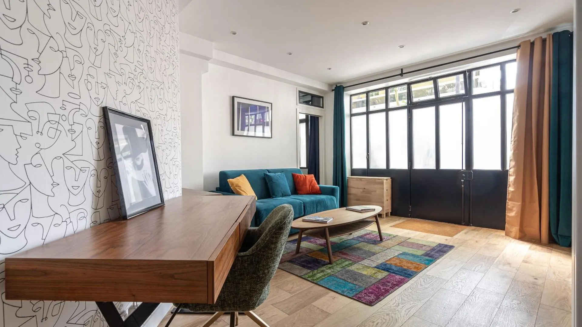 Grand Appartement Climatise 2Br Avec Terrasse Paris 0*,