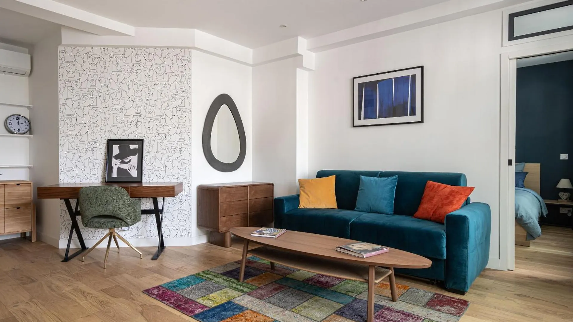 Grand Appartement Climatise 2Br Avec Terrasse Paris France